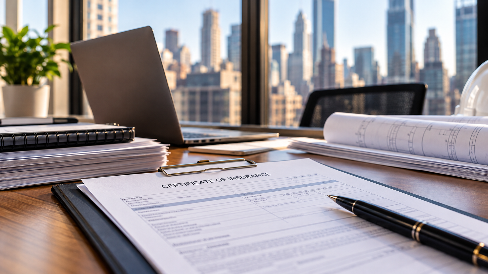 Certificate of Insurance Office Planning